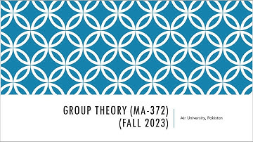 Cancellation laws in a Group | Group Theory Lectures | Dr. Atif Soori