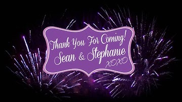 K04 Fireworks Animated Monogram Gobo - Karma Event Lighting