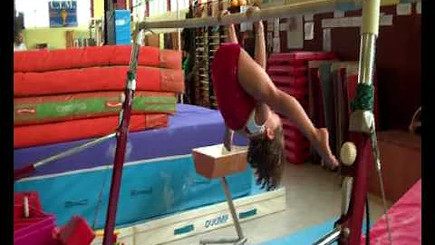 talented gymnast AMGA emma Lenoir 6 years old