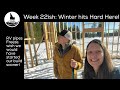 Raw Land to Homestead: Week 22 ish. Pipes Freezing in our RV!!! Winter Changes Plans!!!!