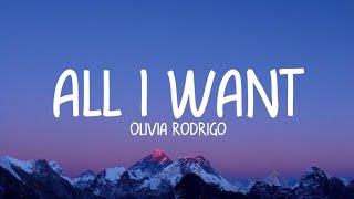 Olivia Rodrigo - All I Want (Lyrics) Resimi