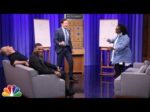 Pictionary with Jeff Daniels, Whoopi Goldberg and Nelly