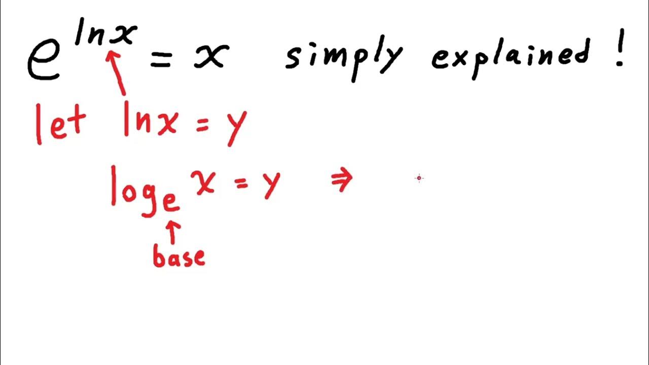 Why E To The Power Of Natural Log X Equals X Simply Explained E lnx why-e-to-the-power-of-natural-log-x-equals-x-simply-explained-e-lnx