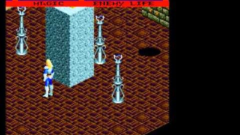 Light Crusader - Treasure Chest on Pillar and Four Light Switches