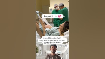 Thumbnail of Natural Normal Mother Delivery Newborn Cute Baby Birth Vlog Respect Mom Pain Can't Explain  😊#shorts