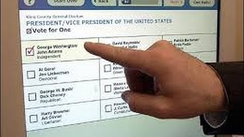 Hacking Voting Machines