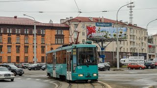 Минский Трамвай. Маршрут №3 ДС "Озеро" - ДС "Серебрянка" | Minsk Tram. Route №3