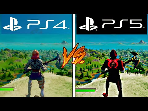 Ps5 Vs Ps4 Graficos Fortnite Comando Casquillo Youtube