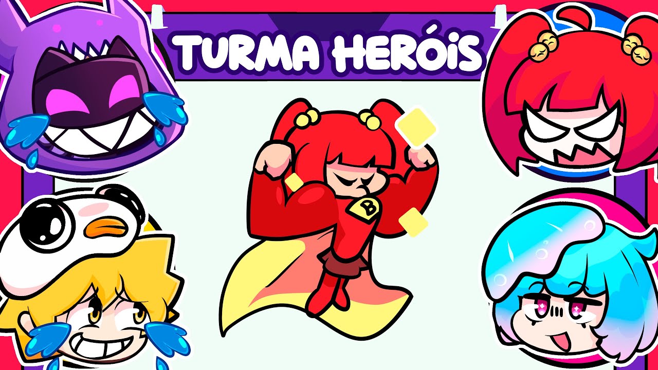 Desenhamos a Turma da Batatinha COMO SUPER-HERÓIS no Gartic Phone!