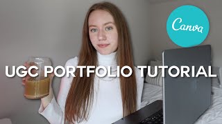 как создать портфолио пользовательского контента с помощью CANVA! + БЕСПЛАТНЫЙ шаблон | приступаем к созданию пользовательского контента 2022