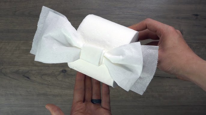 Pixie stamp all the loo rolls!  Toilet paper origami, Fancy towels, Toilet  paper roll art