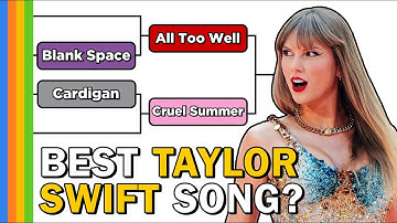 Our Taylor Swift Song Bracket