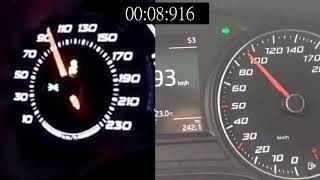 Fiat Tipo 1.4 T-jet vs. Seat Leon 1.2 TSI (0-140 kph Acceleration Battle)