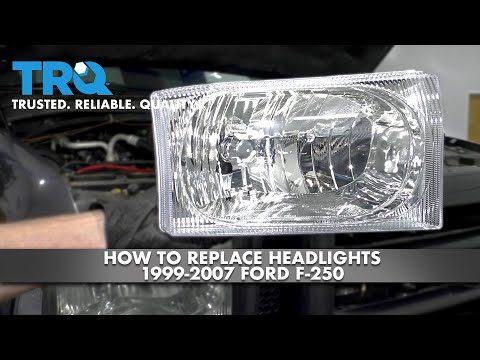 Видео: Как се сменя фар на Ford f250?