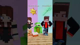 JJ Sister Woody or Lilypad? 🤠🤖 — MAIZEN Minecraft Animation #shorts #minecraftanimation #maizen