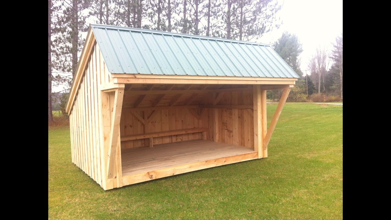 Camp Alcove Camping shelter Lean-to Plans, Jamaica Cottage ...