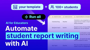 Build An AI Student Report Writer (With 0 code)