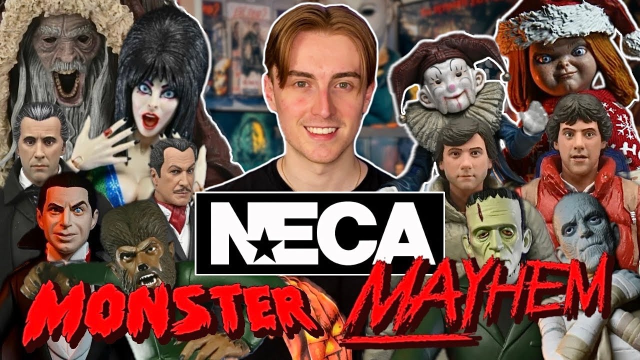 Upcoming NECA HORROR FIGURES! Monster MAYhem Recap!