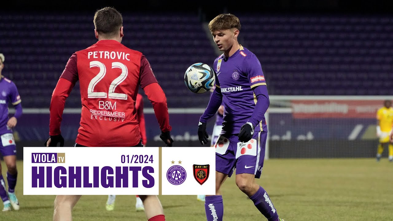 ⚽️ Tore & Highlights: Austria Wien - FavAC 3:1 (01/2024) #faklive #Veilchen #ViolaTV