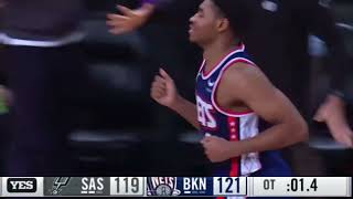 🏀Cam Thomas hits game winner for Nets vs  Spurs