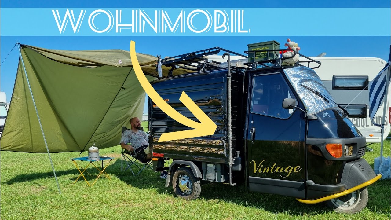 Ape 50  / Reisen mit der Ape / Kleines Wohnmobil