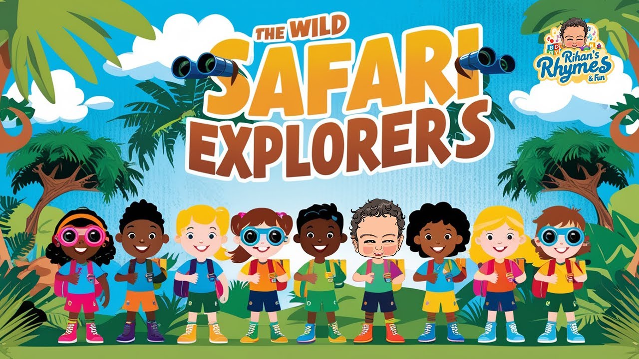 Epic Jungle Safari Adventure | Fun Story for Kids with Sarah,Jack, Emily,Max | Rihan's Rhymes & Fun
