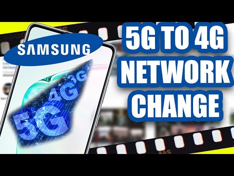 How to Manually Switch Network Mode 5g to 4g on Samsung Note 10 Plus