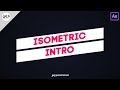 Isometric titles intro tutorial  text animations  after effects tutorial  gsp creations