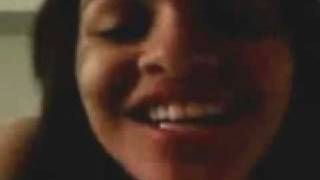 Monica "Danger" from "For the Love of Ray-J" says hello from camera phone.
