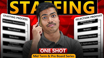 STAFFING ONE SHOT REVISION WITH ALL NCERT KEY WORDS | CLASS 12 BUSINESS STUDIES BOARD EXAM 2026