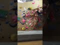 Pink Power Route… Can You Guess The Grade? 🤔 #bouldering #dyno