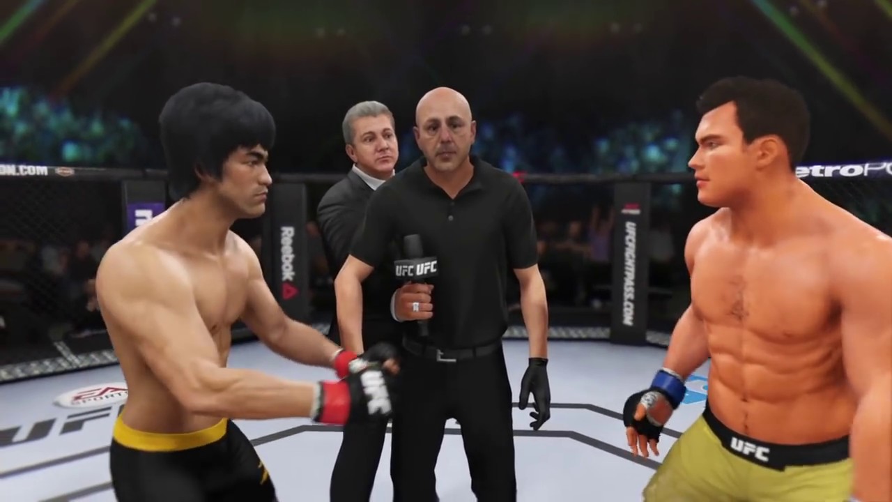 Bruce Lee Vs Van Damme Ea Sports Ufc 3 Cpu Vs Cpu Crazy Ufc Youtube