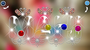 Glass font dp editing On Ps Touch / Ps cc PixelLab | how to make glass font | glass font editing