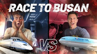 EPIC Race to Busan from Seoul: Korean Air VS Train to Busan