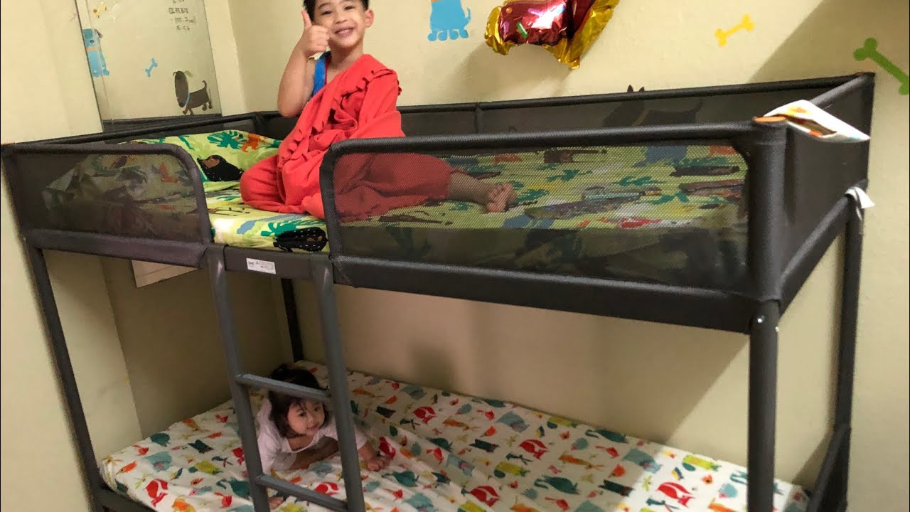 Setting up Zane and Ziana’s bed | How to assemble Tuffing Bed from Ikea