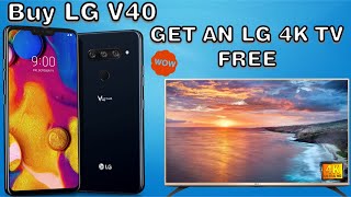 Buy An Lg V40 Get A Free Lg 49 4K Tv Free Promotion