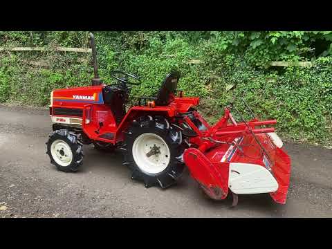 ヤンマf13d Yanmar F13D 4WD Compact Tractor & Rotavator - YouTube