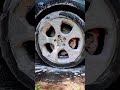 How to detail a wheel in 1 minute #tutorial #cardetailing #satisfying