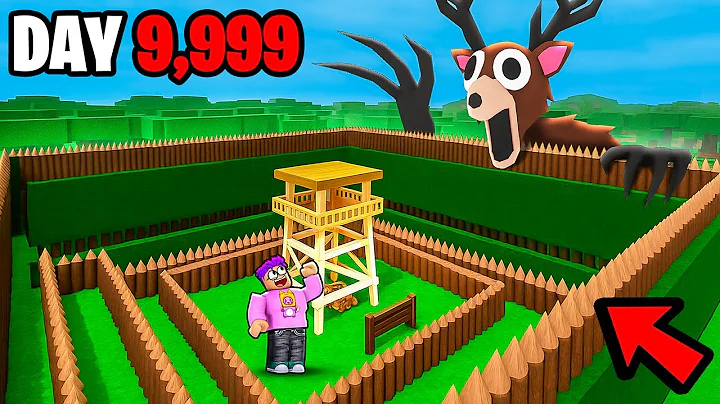 We Survived 10,000 DAYS And COMPLETED A SECRET CHALLENGE In 99 NIGHTS IN THE FOREST ROBLOX!?