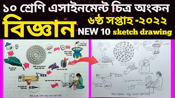 Class 10 Science Assignment Sketch | ১০ম শ্রেণি বিজ্ঞান এসাইনমেন্ট | ssc 2023 assignment 6th week