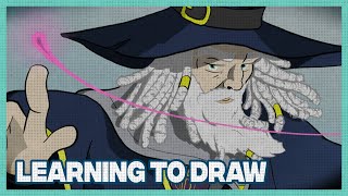 Learning How to Draw a Wizard