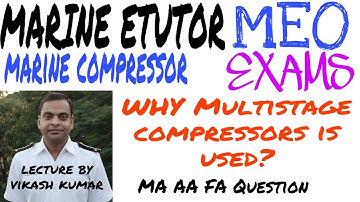Compressor || Why Multistage compressor is used|| ?