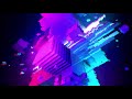 HD Abstract Geometric Multicolor Bright Glitch 3D looped Animation Background | Free Footage