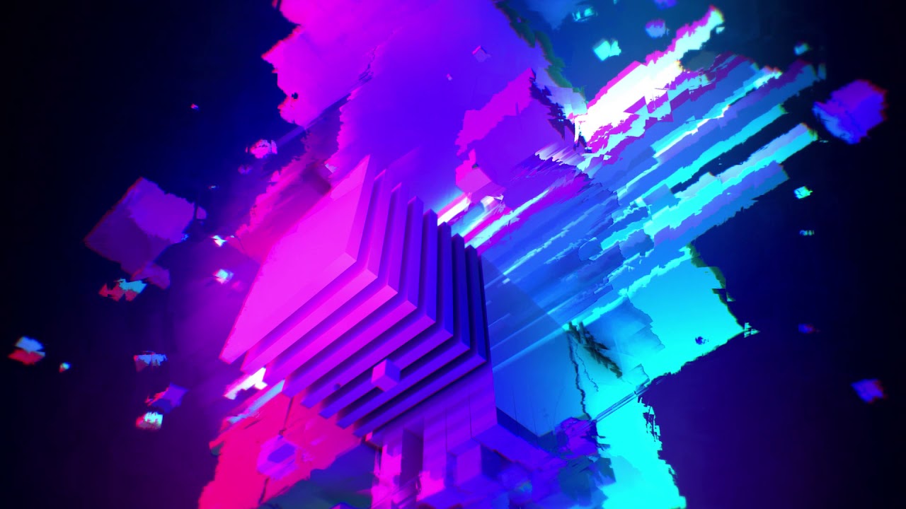 Abstract Purple Geometric Background video | Footage | Screensaver