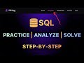 The ONLY SQL platform you need to Practice, Analyze and Solve SQL Interview Questions step-by-step