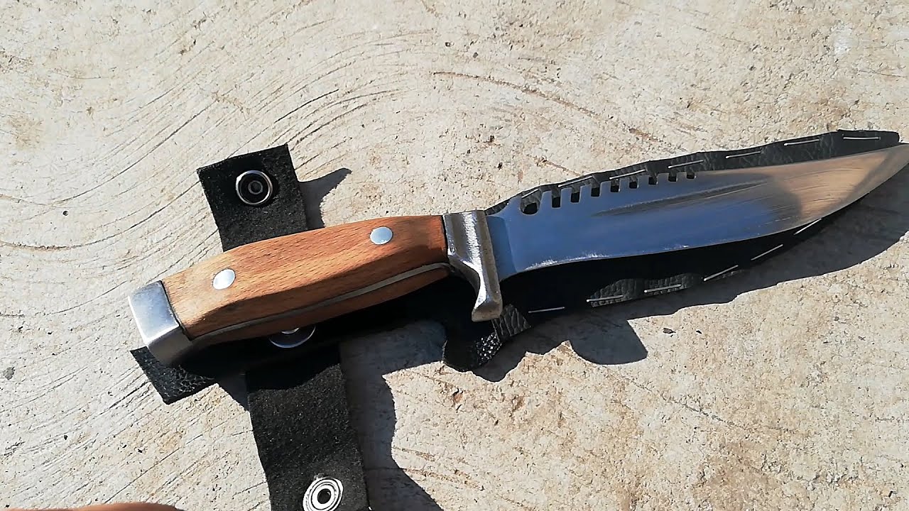 Homemade Knife Sheath YouTube