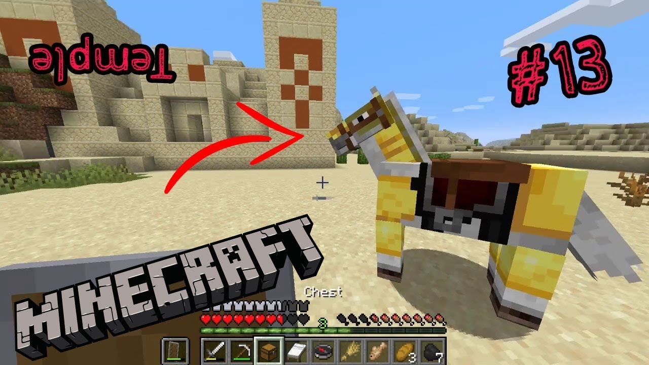 I Found A Desert Temple !!! | Minecraft #13 - YouTube