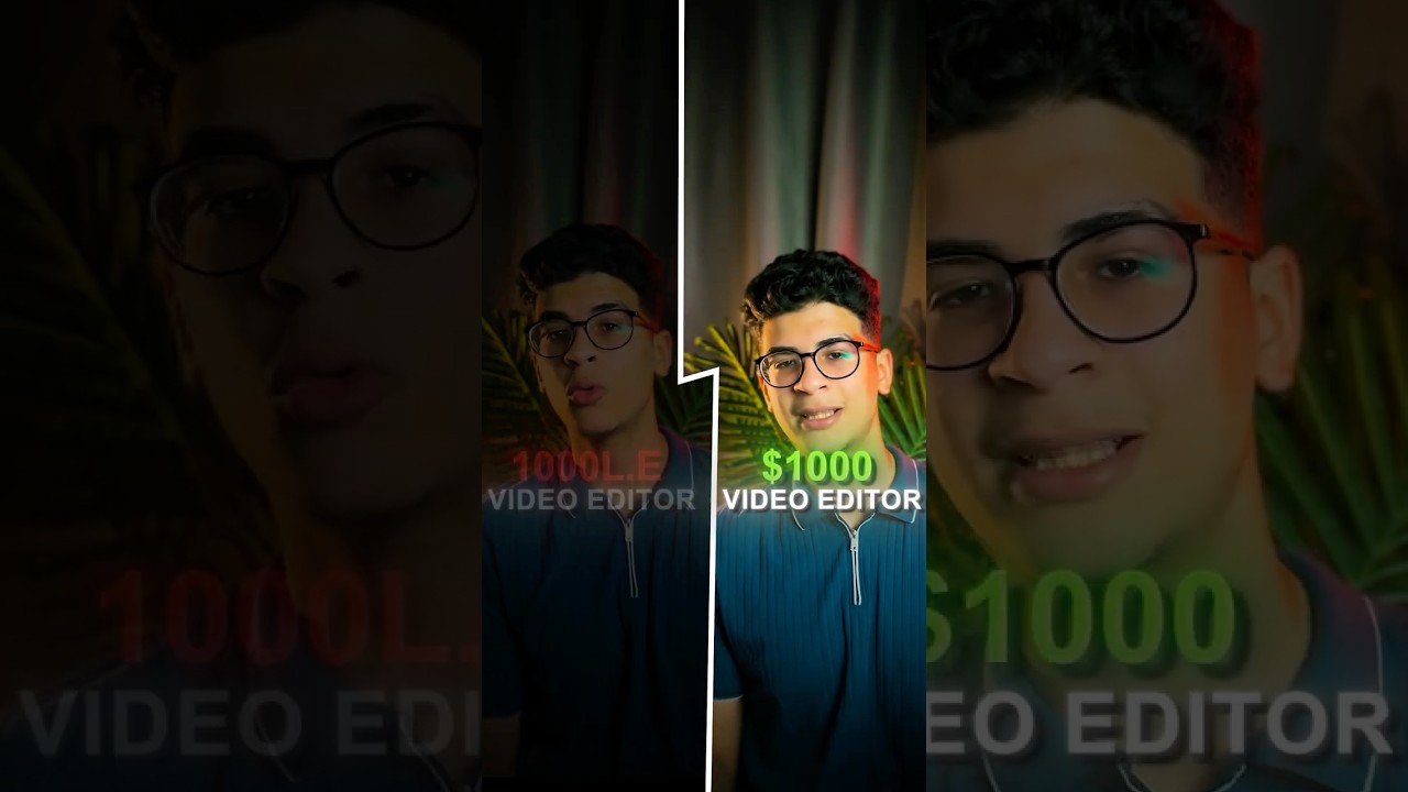 مونتير مبتدأ Vs مونتير محترف