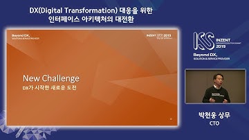 Inzent ISS 2019 _DX(Digital Transformation)대응을 위한 인터페이스 아키텍처의 대전환