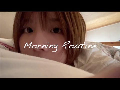 【モーニングルーティーン】24歳実家暮らしのモーニングルーティーン〈猫のいる暮らし〉【村山水生】